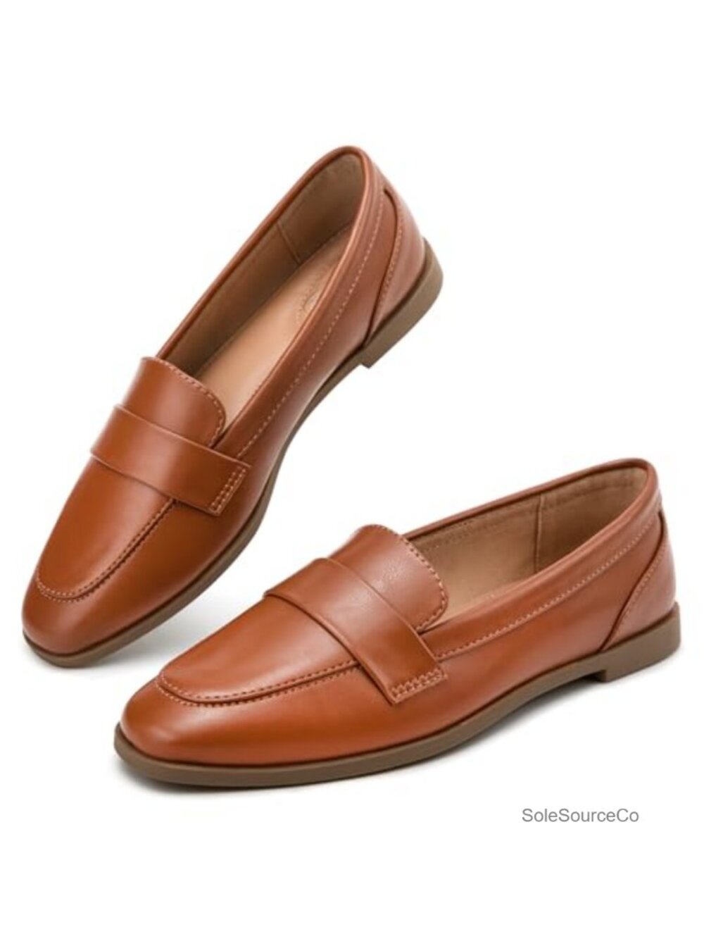 Womens Memory Foam Slip On Loafers Business Casual Comfortable Shoes